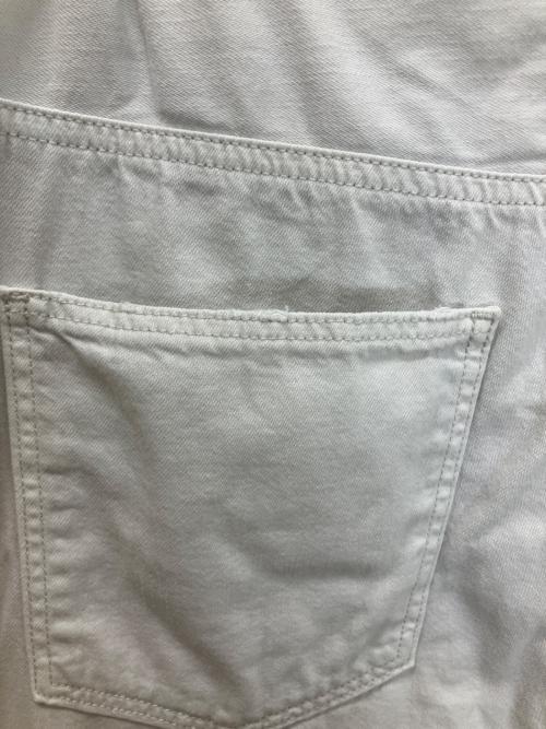 upper hights（アッパーハイツ）upper hights (アッパーハイツ) THE LAZY STRAIGHT パンツ ホワイト サイズ:23の古着・服飾アイテム