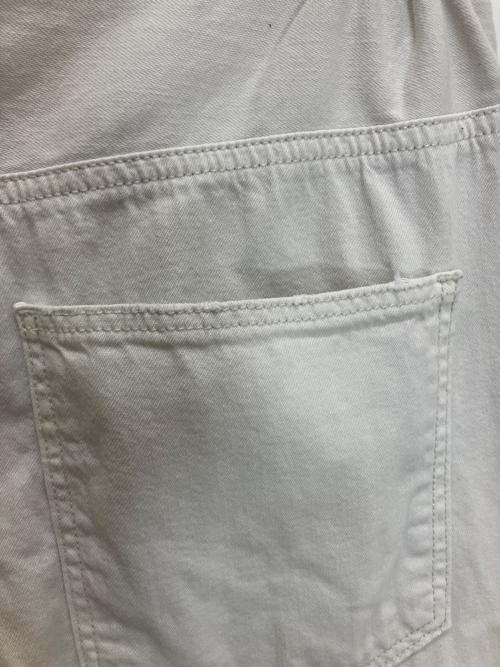 upper hights（アッパーハイツ）upper hights (アッパーハイツ) THE LAZY STRAIGHT パンツ ホワイト サイズ:23の古着・服飾アイテム