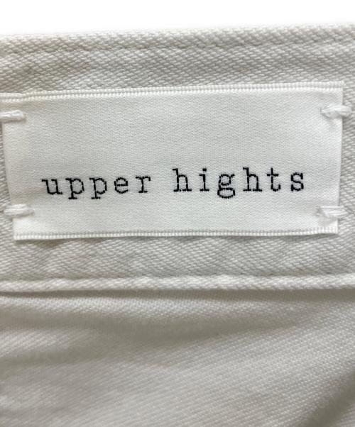 upper hights（アッパーハイツ）upper hights (アッパーハイツ) THE LAZY STRAIGHT パンツ ホワイト サイズ:23の古着・服飾アイテム