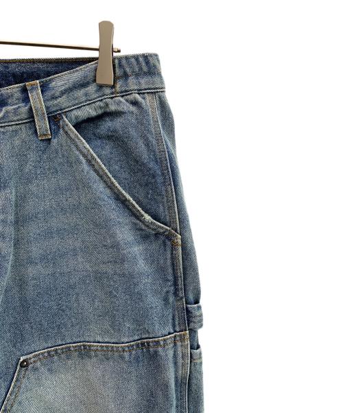 NAUTICA（ノーティカ）NAUTICA (ノーティカ) ダブルニーペインターデニムパンツ ライトインディゴ サイズ:Lの古着・服飾アイテム