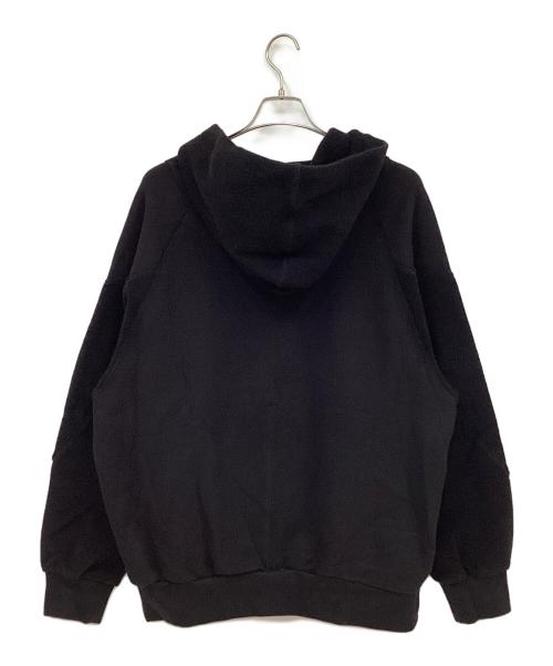 MUZE（ミューズ）MUZE (ミューズ) CIRCUIT RELAXED FIT ZIP-UP HOODIE ブラック サイズ:2の古着・服飾アイテム
