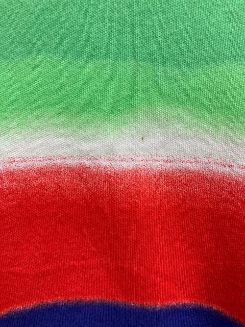 POLO RALPH LAUREN（ポロ・ラルフローレン）POLO RALPH LAUREN (ポロ・ラルフローレン) Spectra Stripe Hoodie レッド サイズ:Lの古着・服飾アイテム