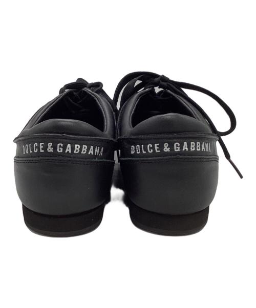 DOLCE & GABBANA（ドルチェ＆ガッバーナ）DOLCE & GABBANA (ドルチェ＆ガッバーナ) ローカットスニーカー ブラック サイズ:SIZE 7.5の古着・服飾アイテム