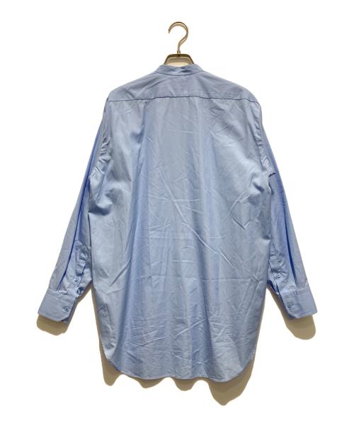 BLAMINK（ブラミンク）BLAMINK (ブラミンク) コットンバンドカラーシャツ スカイブルー サイズ:36の古着・服飾アイテム