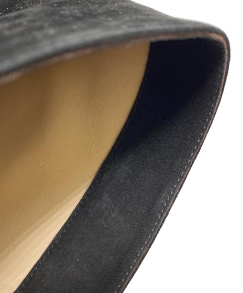 NEBULONIE（ネブローニ）NEBULONIE (ネブローニ) スエードショートブーツ ブラック サイズ:36の古着・服飾アイテム