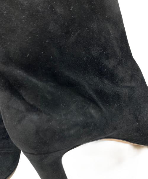 NEBULONIE（ネブローニ）NEBULONIE (ネブローニ) スエードショートブーツ ブラック サイズ:36の古着・服飾アイテム