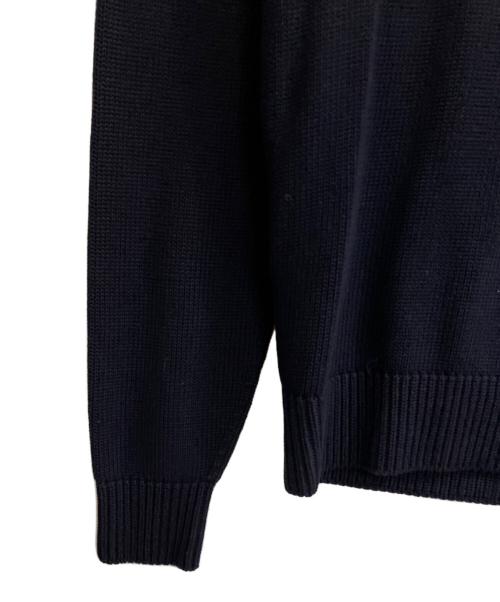 dunhill（ダンヒル）dunhill (ダンヒル) 1921 スクリプトロゴ クルーネックニット ネイビー サイズ:Sの古着・服飾アイテム