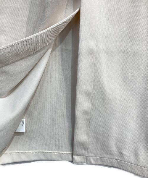 ESTNATION（エストネーション）ESTNATION (エストネーション) ジャージーノースリーブワンピース ホワイト サイズ:Freeの古着・服飾アイテム