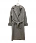 'S Max Maraエスマックスマーラ）の古着「ウールアンゴラガウンコート」｜グレー