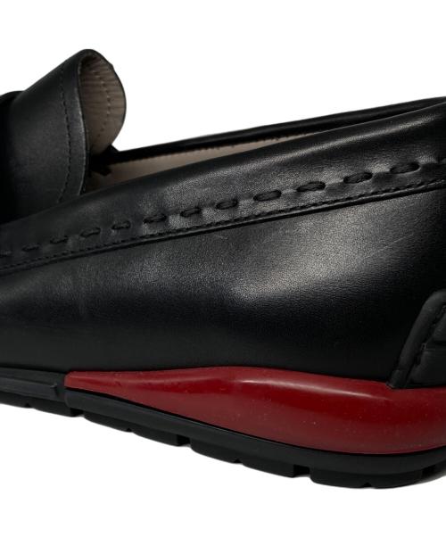Salvatore Ferragamo（サルヴァトーレ フェラガモ）Salvatore Ferragamo (サルヴァトーレ フェラガモ) モカシン シューズ ブラック サイズ:7 1/2の古着・服飾アイテム