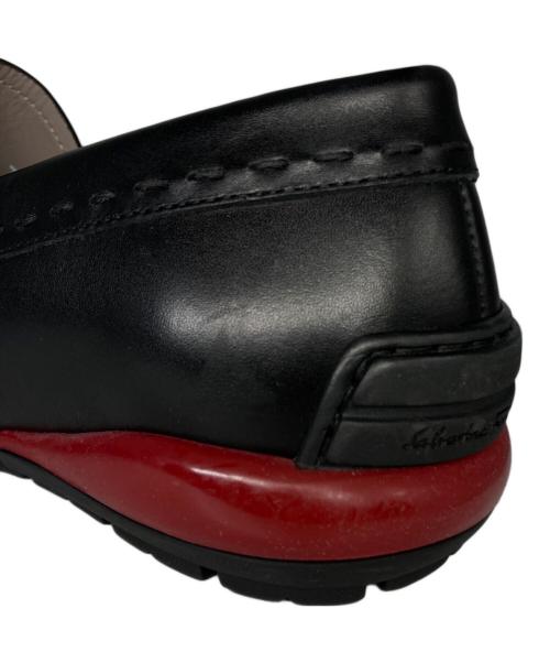 Salvatore Ferragamo（サルヴァトーレ フェラガモ）Salvatore Ferragamo (サルヴァトーレ フェラガモ) モカシン シューズ ブラック サイズ:7 1/2の古着・服飾アイテム