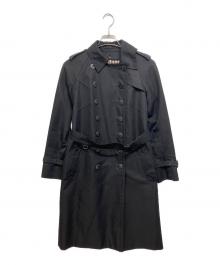 Aquascutum（アクアスキュータム）の古着「ライナー付トレンチコート」｜ブラック