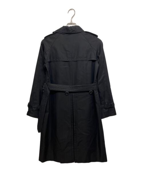 Aquascutum（アクアスキュータム）Aquascutum (アクアスキュータム) ライナー付トレンチコート ブラック サイズ:Mの古着・服飾アイテム