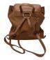 COACH (コーチ) コーチ/レザーリュック/35303 ブラウン×シルバー：12000円