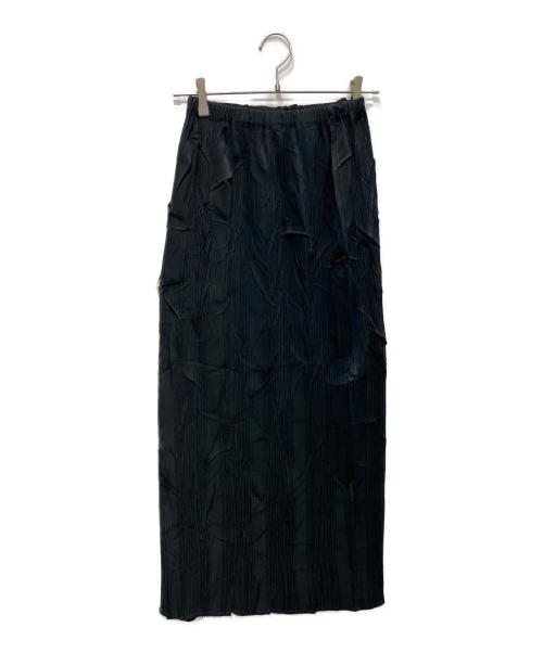 ISSEY MIYAKE（イッセイミヤケ）ISSEY MIYAKE (イッセイミヤケ) プリーツスカート　IM53-FG905 ブラック サイズ:Lの古着・服飾アイテム