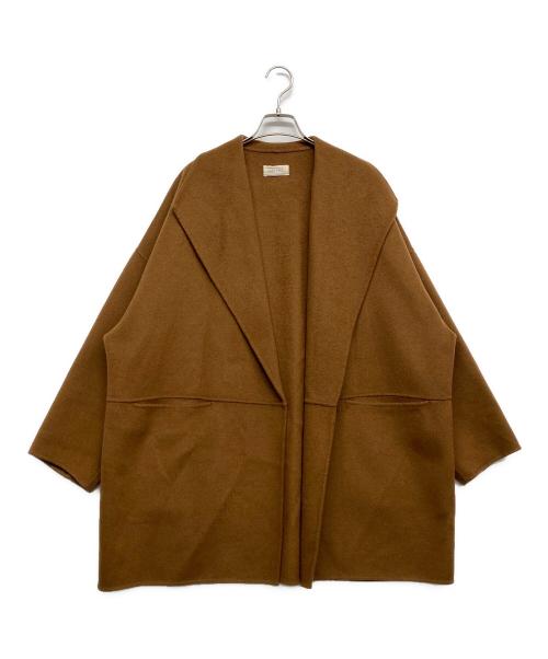 DES PRES（デ プレ）DES PRES (デ プレ) ダブルフェイスメルトンビーバー ショートコート ブラウン サイズ:36の古着・服飾アイテム
