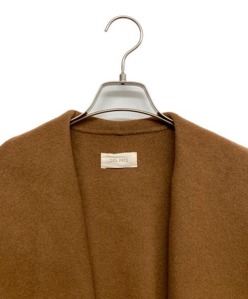 DES PRES（デ プレ）DES PRES (デ プレ) ダブルフェイスメルトンビーバー ショートコート ブラウン サイズ:36の古着・服飾アイテム