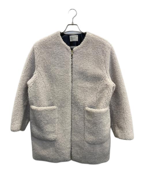 IENA（イエナ）IENA (イエナ) ECOPELボアコート アイボリー サイズ:38の古着・服飾アイテム