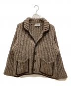 DOLCE & GABBANA Maglieドルチェ&ガッバーナ マーリエ）の古着「チャンキーニットカーディガン」｜ブラウン