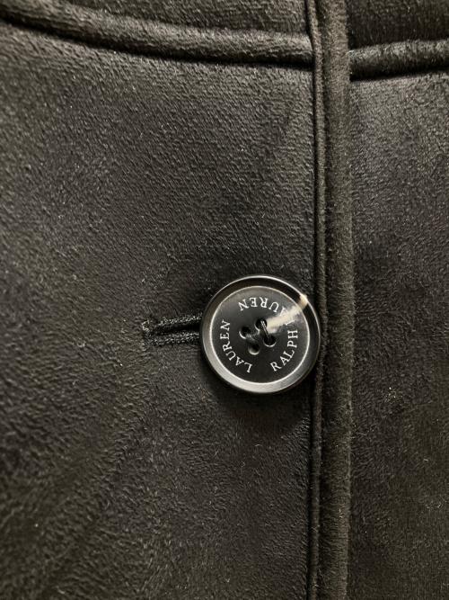 LAUREN RALPH LAUREN（ローレンラルフローレン）LAUREN RALPH LAUREN (ローレンラルフローレン) フェイクムートンコート ブラック サイズ:Mの古着・服飾アイテム