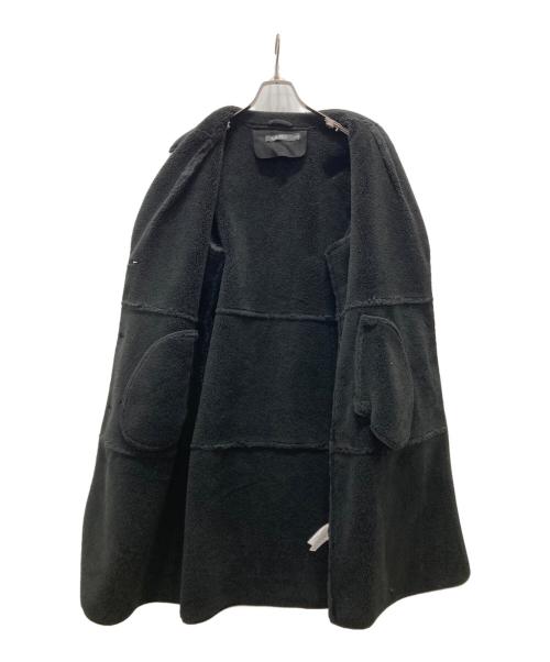 LAUREN RALPH LAUREN（ローレンラルフローレン）LAUREN RALPH LAUREN (ローレンラルフローレン) フェイクムートンコート ブラック サイズ:Mの古着・服飾アイテム