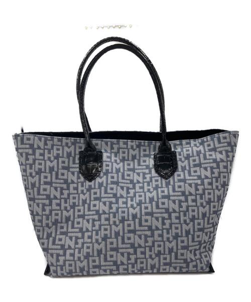 LONGCHAMP（ロンシャン）LONGCHAMP (ロンシャン) デニムトートバッグ  10105 HVR ブルー サイズ:-の古着・服飾アイテム