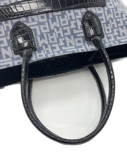 LONGCHAMP（ロンシャン）LONGCHAMP (ロンシャン) デニムトートバッグ  10105 HVR ブルー サイズ:-の古着・服飾アイテム