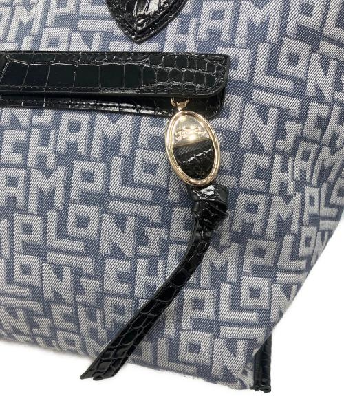 LONGCHAMP（ロンシャン）LONGCHAMP (ロンシャン) デニムトートバッグ  10105 HVR ブルー サイズ:-の古着・服飾アイテム