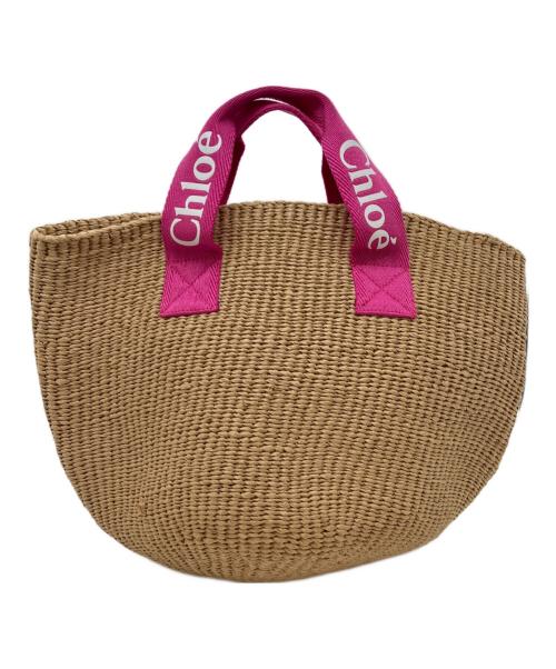 Chloe（クロエ）Chloe (クロエ) Mifuko (ミフコ) カゴバッグ ナチュラルの古着・服飾アイテム