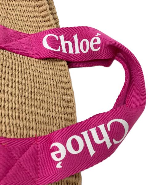 Chloe（クロエ）Chloe (クロエ) Mifuko (ミフコ) カゴバッグ ナチュラルの古着・服飾アイテム