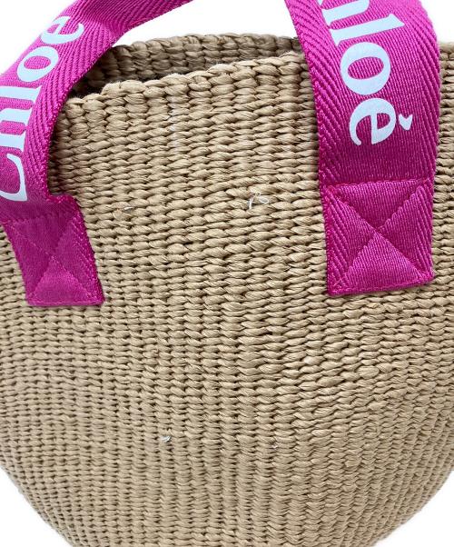 Chloe（クロエ）Chloe (クロエ) Mifuko (ミフコ) カゴバッグ ナチュラルの古着・服飾アイテム