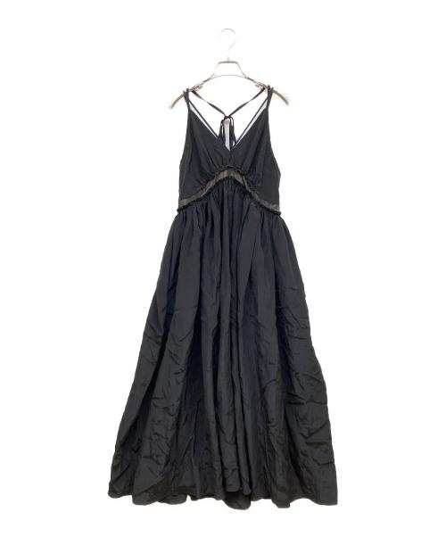 MAISON SPECIAL（メゾンスペシャル）MAISON SPECIAL (メゾンスペシャル) Volume Camisole Dress ブラック サイズ:36の古着・服飾アイテム