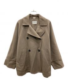 IENA（イエナ）の古着「スーパー160ダブルフェイスショートコート」｜ベージュ