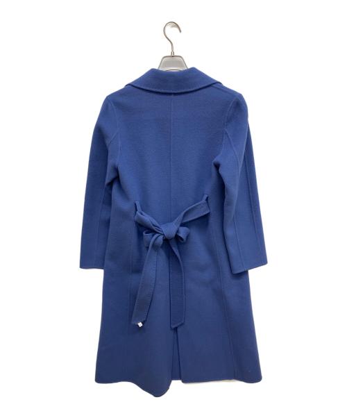 ROPE（ロペ）ROPE (ロペ) シャルムリバー2WAYロングコート ブルー サイズ:36の古着・服飾アイテム