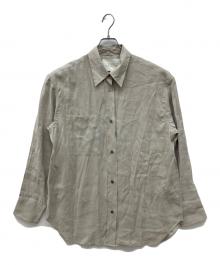 STUDIO NICHOLSON（スタジオ ニコルソン）の古着「Leto レーヨンポリエステルシャツ」｜ベージュ