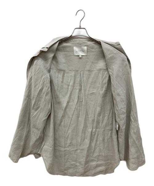 STUDIO NICHOLSON（スタジオ ニコルソン）STUDIO NICHOLSON (スタジオ ニコルソン) Leto レーヨンポリエステルシャツ ベージュ サイズ:10の古着・服飾アイテム