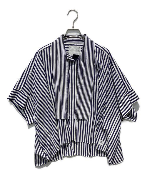sacai（サカイ）sacai (サカイ) COTTON POPLIN SHIRT ブルー サイズ:1の古着・服飾アイテム