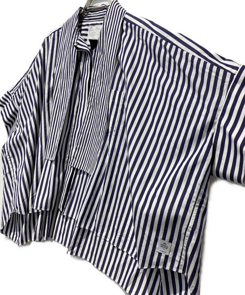 sacai（サカイ）sacai (サカイ) COTTON POPLIN SHIRT ブルー サイズ:1の古着・服飾アイテム