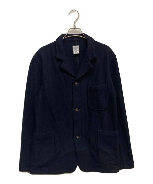 POST O'ALLS（ポストオーバーオールズ）POST O'ALLS (ポストオーバーオールズ) ウールジャケット ネイビー サイズ:Mの古着・服飾アイテム