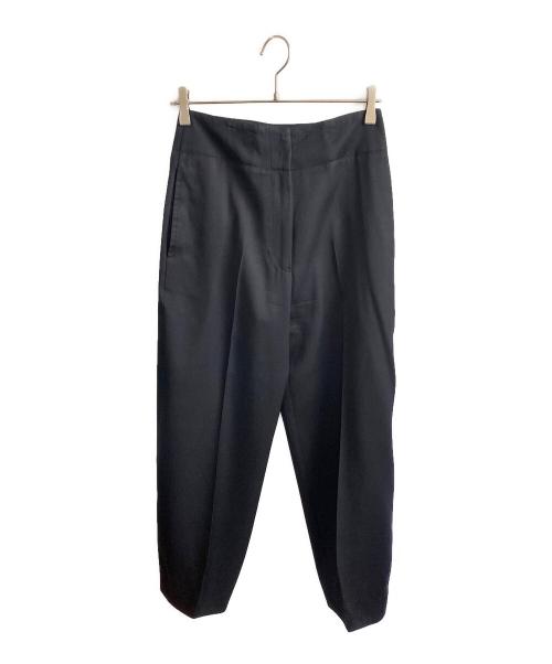 JIL SANDER（ジルサンダー）JIL SANDER (ジルサンダー) ライトウールギャバジン トラウザーパンツ ネイビー サイズ:32の古着・服飾アイテム