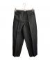 JIL SANDER（ジルサンダー）の古着「コットンリネン ワイドパンツ」｜ブラック