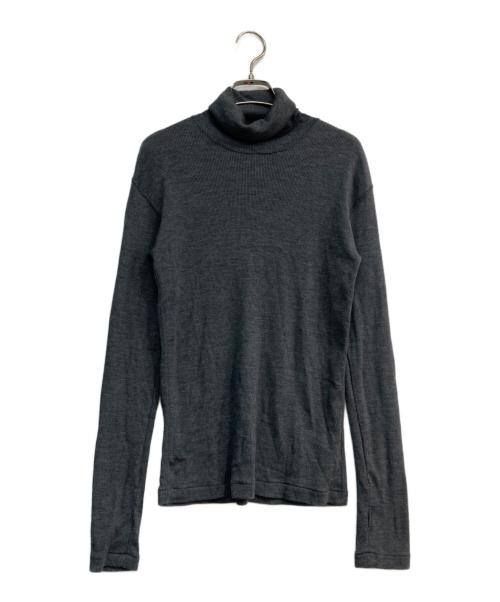 DEUXIEME CLASSE（ドゥーズィエム クラス）Deuxieme Classe (ドゥーズィエム クラス) ribタートル ニットプルオーバー グレー サイズ:Freeの古着・服飾アイテム