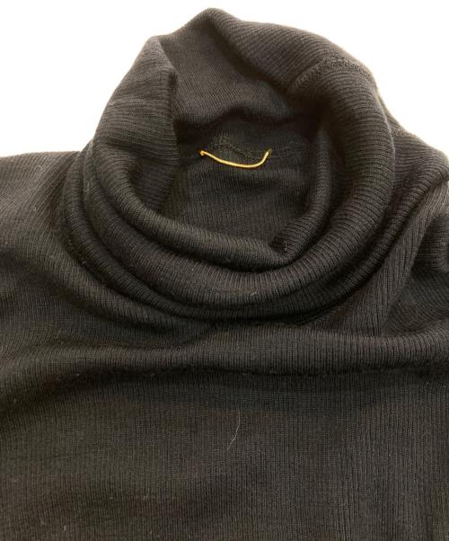 DEUXIEME CLASSE（ドゥーズィエム クラス）Deuxieme Classe (ドゥーズィエム クラス) ribタートル ニットプルオーバー　21070500705130 ブラック サイズ:Freeの古着・服飾アイテム