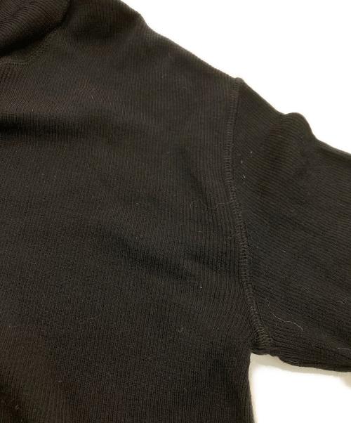 DEUXIEME CLASSE（ドゥーズィエム クラス）Deuxieme Classe (ドゥーズィエム クラス) ribタートル ニットプルオーバー　21070500705130 ブラック サイズ:Freeの古着・服飾アイテム