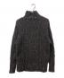 AURALEE（オーラリー）の古着「WOOL BABY ALPACA NEPPED CABLE KNIT TURTLE NECK P/O/ウールベビーアルパカ ネップドケーブルニット タートルネック」｜ブラウン