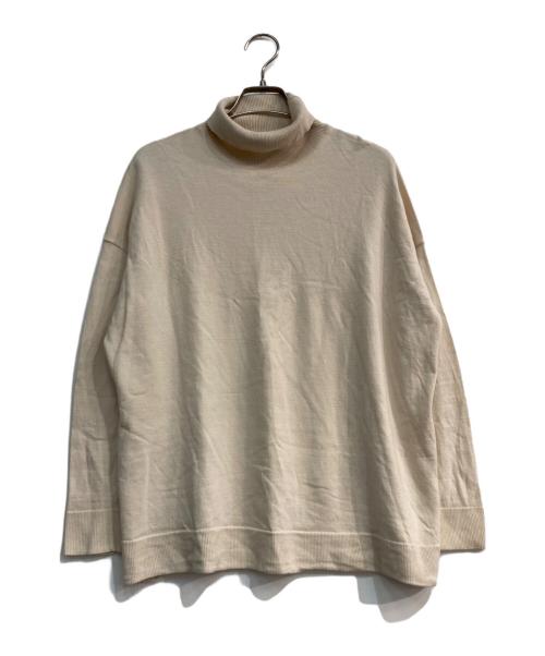 DEUXIEME CLASSE（ドゥーズィエム クラス）Deuxieme Classe (ドゥーズィエム クラス) wonder/w タートルネック プルオーバー ベージュ サイズ:Freeの古着・服飾アイテム