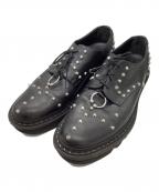 NEIL BARRETTニールバレット）の古着「スタッズシューズ」｜ブラック