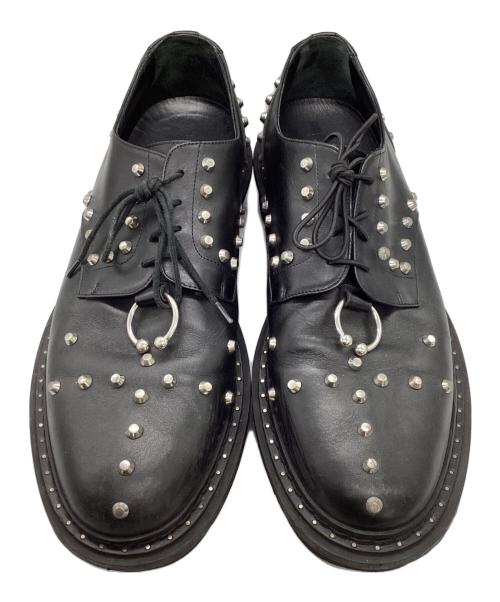 NEIL BARRETT（ニールバレット）NEIL BARRETT (ニールバレット) スタッズシューズ ブラック サイズ:SIZE 43の古着・服飾アイテム