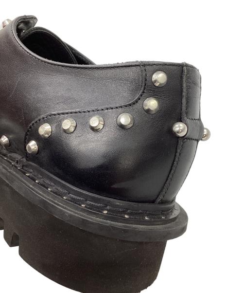 NEIL BARRETT（ニールバレット）NEIL BARRETT (ニールバレット) スタッズシューズ ブラック サイズ:SIZE 43の古着・服飾アイテム