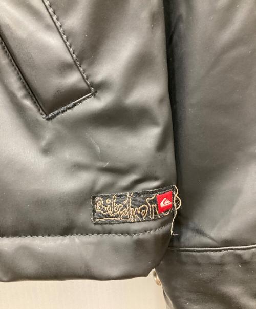 Quiksilver（クイックシルバー）Quiksilver (クイックシルバー) 古着 フェイクレザージャケット ブラック サイズ:Lの古着・服飾アイテム